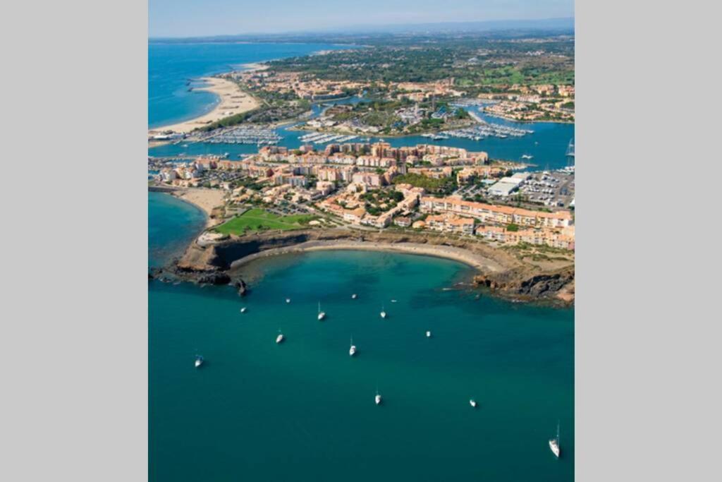 Studio Avec Climatisation Wifi Parking Piscine Agde Exteriör bild